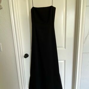 Laundry By Shelli Segal Black Spaghetti Strap Slip Dress